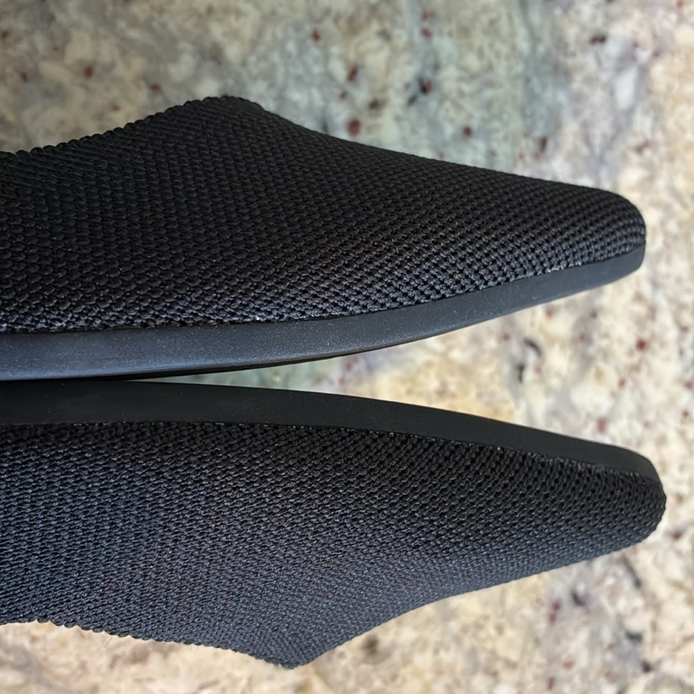 Rothy's Black Flats with Blue Accents. New without tags - Picture 7 of 16